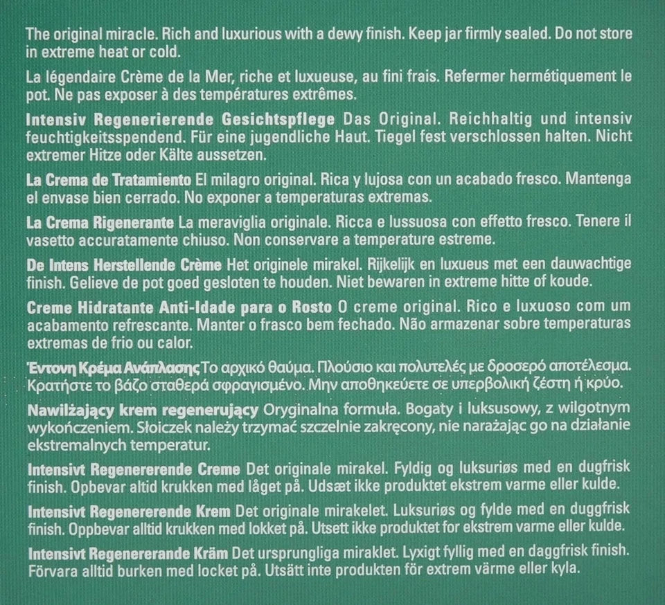 La Mer Moisturizing Cream 3.4 oz, Exp 12/2025