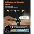 Tikland Smart Watch for Men Answer/Make Call for Android iPhone, 1.39" AMOLED HD Screen Mens Luxury Watch 114 Sports Modes, 400mAh Rugged Smartwatch Pedometer
